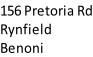 156 Pretoria Rd Rynfield Benoni